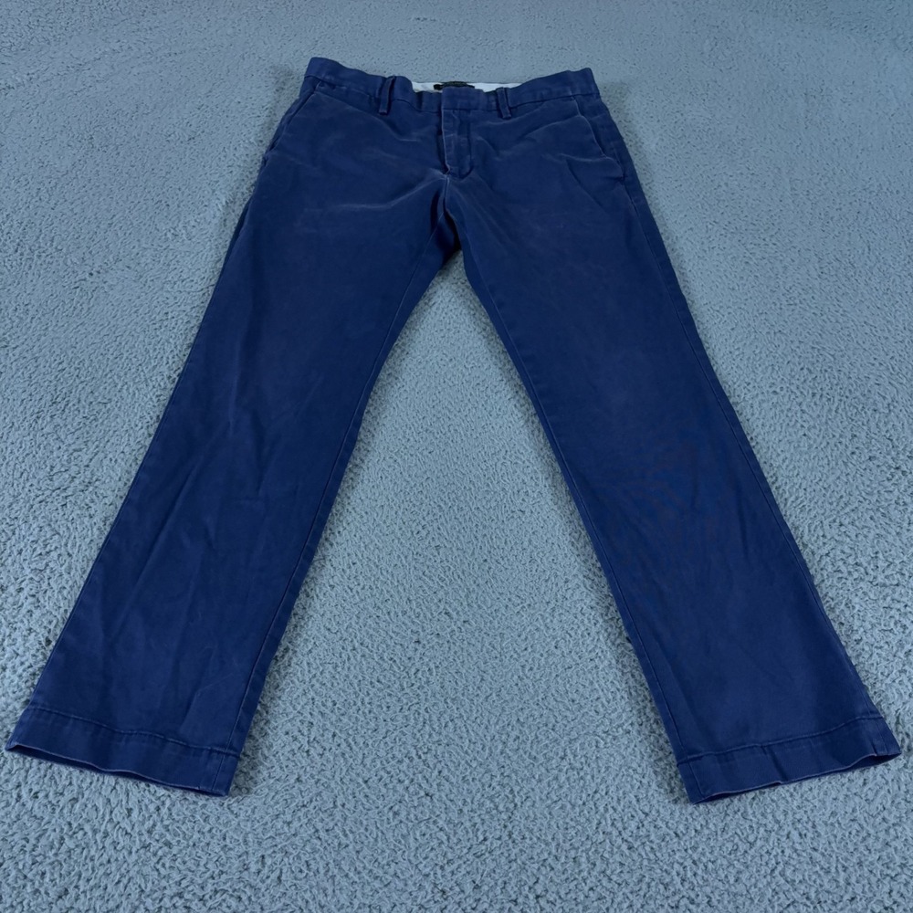 Banana Republic Pants Mens 32x30 Blue Aiden Slim Fit Chino Rapid Movement Preppy